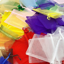 Load image into Gallery viewer, 50Pcs Organza Bag Jewelry Packaging Gift Candy Wedding Party Goodie Packing Favors Pouches Drawable Bags Present Sweets Pouches
