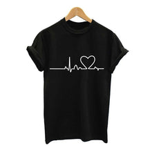 Load image into Gallery viewer, 2020 New Women T-shirts Casual Harajuku Love Printed Tops Tee Summer Female T shirt Short Sleeve T shirt For Women Clothing