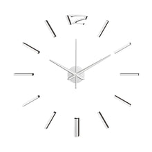 Load image into Gallery viewer, 50cm 3D Wall Clock Modern Design DIY Acrylic Mirror Stickers Clock for Living Room Bedroom Home Decor Large Silent Elreloj Mural