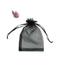 Load image into Gallery viewer, 100pcs jewelry gift bag organza bags packaging transparent party Drawable Wedding Pouches present jewel candy thank you 7x9 9x12