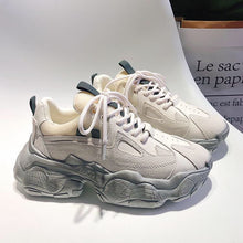 Load image into Gallery viewer, Femmes hiver grosses baskets chaussures décontractées noir 5cm plate-forme panier femme mode luxe Designers vulcanisé chaussures