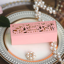 Load image into Gallery viewer, 20pcs Gold Silver Eid Mubarak Candy Box Ramadan Kareem Happy Eid al Adha Party Decoration Gift Box Muslim Eid al-Fitr Party