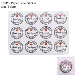 100pcs 4 Sizes Avail Transparent Opp Plastic Bags for Candy Lollipop Cookie Packaging Cellophane Bag Wedding Party Gifts Favors