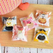 将图片加载到图库查看器，Cookie Candy Gift Packaging Bags for Biscuits Party Favors Decor Cartoon Plastic Candy Bag Teech Mouth Monster Wedding Birthday
