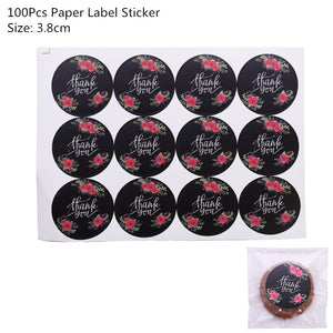 100pcs 4 Sizes Avail Transparent Opp Plastic Bags for Candy Lollipop Cookie Packaging Cellophane Bag Wedding Party Gifts Favors