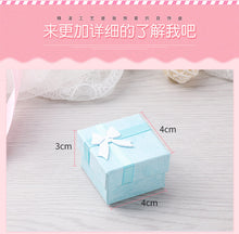 将图片加载到图库查看器，2pcs Necklace Earrings Ring Packaging Jewelry Paper Gift Box Accessories Packaging Paper Bags for Gifts cajas de regalo
