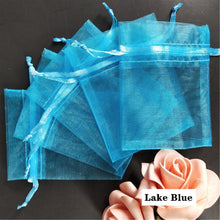 将图片加载到图库查看器，100PCS 7x9 9x12 10x15 11x16 13x18 15x20 17x23 CM Organza Bags Jewelry Packaging Bags Scented Sachet Gift Pouches 7Z
