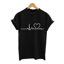 将图片加载到图库查看器，2020 New Women T-shirts Casual Harajuku Love Printed Tops Tee Summer Female T shirt Short Sleeve T shirt For Women Clothing
