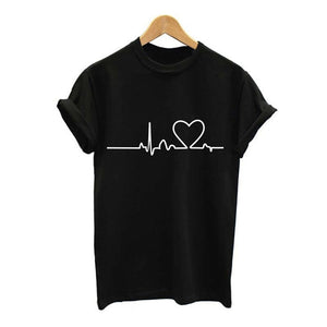 2020 New Women T-shirts Casual Harajuku Love Printed Tops Tee Summer Female T shirt Short Sleeve T shirt For Women Clothing