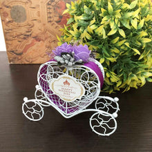 将图片加载到图库查看器，1pcs Candy box Cute Cinderella Carriage Candy Chocolate Boxes Birthday Wedding Party Favour Decoration Various colours
