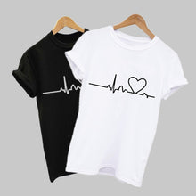 将图片加载到图库查看器，2020 New Women T-shirts Casual Harajuku Love Printed Tops Tee Summer Female T shirt Short Sleeve T shirt For Women Clothing
