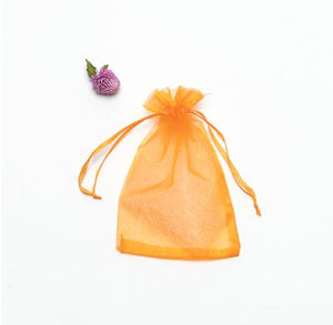 100pcs jewelry gift bag organza bags packaging transparent party Drawable Wedding Pouches present jewel candy thank you 7x9 9x12