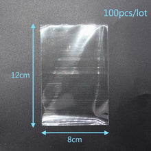 Load image into Gallery viewer, 100pcs 4 Sizes Avail Transparent Opp Plastic Bags for Candy Lollipop Cookie Packaging Cellophane Bag Wedding Party Gifts Favors
