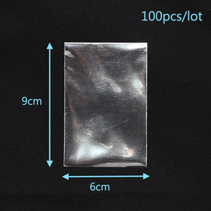 100pcs 4 Sizes Avail Transparent Opp Plastic Bags for Candy Lollipop Cookie Packaging Cellophane Bag Wedding Party Gifts Favors