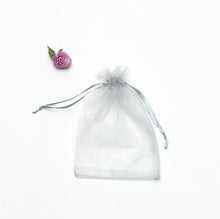 将图片加载到图库查看器，100pcs jewelry gift bag organza bags packaging transparent party Drawable Wedding Pouches present jewel candy thank you 7x9 9x12
