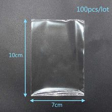 将图片加载到图库查看器，100pcs 4 Sizes Avail Transparent Opp Plastic Bags for Candy Lollipop Cookie Packaging Cellophane Bag Wedding Party Gifts Favors
