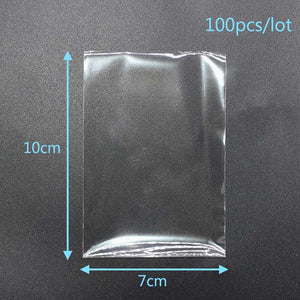 100pcs 4 Sizes Avail Transparent Opp Plastic Bags for Candy Lollipop Cookie Packaging Cellophane Bag Wedding Party Gifts Favors