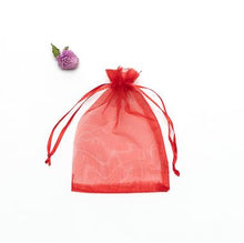 将图片加载到图库查看器，100pcs jewelry gift bag organza bags packaging transparent party Drawable Wedding Pouches present jewel candy thank you 7x9 9x12
