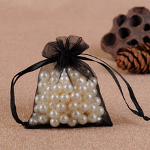 Load image into Gallery viewer, 50Pcs Gift Organza Bag Jewelry Packaging Candy Wedding Party Goodie Packing Favors Cake Pouches Drawable Bags Present For Sweets
