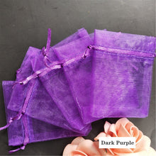 将图片加载到图库查看器，100PCS 7x9 9x12 10x15 11x16 13x18 15x20 17x23 CM Organza Bags Jewelry Packaging Bags Scented Sachet Gift Pouches 7Z
