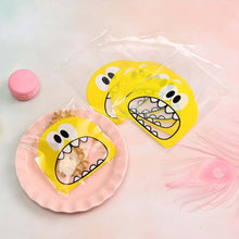 将图片加载到图库查看器，Cookie Candy Gift Packaging Bags for Biscuits Party Favors Decor Cartoon Plastic Candy Bag Teech Mouth Monster Wedding Birthday
