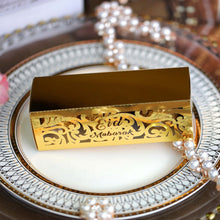 Load image into Gallery viewer, 20pcs Gold Silver Eid Mubarak Candy Box Ramadan Kareem Happy Eid al Adha Party Decoration Gift Box Muslim Eid al-Fitr Party
