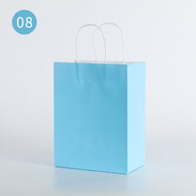 Load image into Gallery viewer, 10pcs/Kraft paper bag portable bag large take out bag clothing shopping small gift bag
