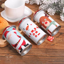 Load image into Gallery viewer, Christmas Large Capacity Candy Tin Box Iron Storage Can Christmas Party Santa Claus Snowman Candy Cans Children Gift Sweets Box
