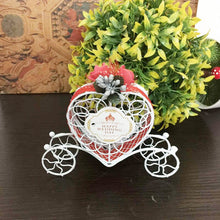 将图片加载到图库查看器，1pcs Candy box Cute Cinderella Carriage Candy Chocolate Boxes Birthday Wedding Party Favour Decoration Various colours
