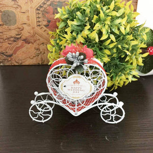 1pcs Candy box Cute Cinderella Carriage Candy Chocolate Boxes Birthday Wedding Party Favour Decoration Various colours