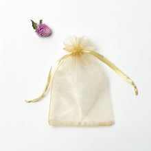 将图片加载到图库查看器，50Pcs Organza Bag Jewelry Packaging Gift Candy Wedding Party Goodie Packing Favors Pouches Drawable Bags Present Sweets Pouches
